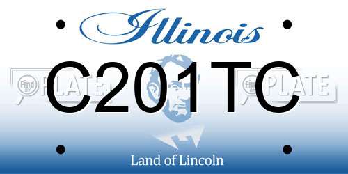 C201TC Illinois License Plate