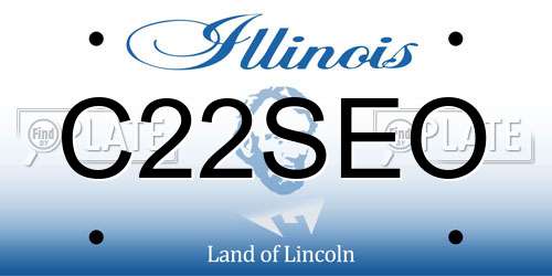 C22SEO Illinois License Plate