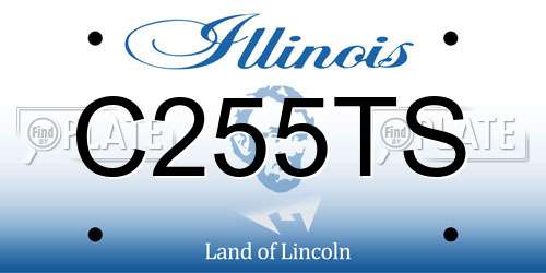 C255TS Illinois License Plate