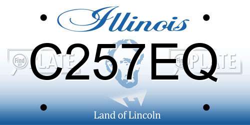 C257EQ Illinois License Plate