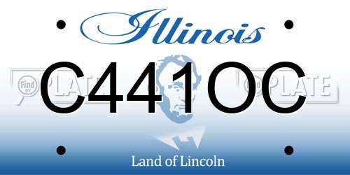 C441OC Illinois License Plate
