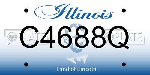 C4688Q Illinois License Plate