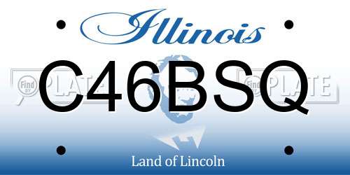 C46BSQ Illinois License Plate