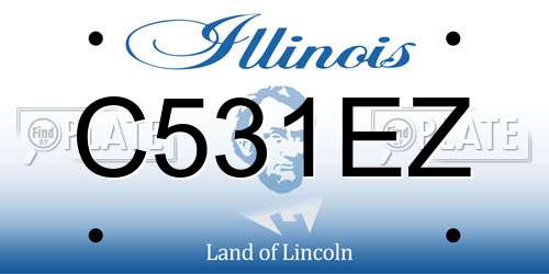 C531EZ Illinois License Plate