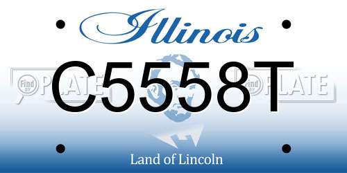 C5558T Illinois License Plate