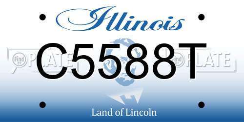 C5588T Illinois License Plate