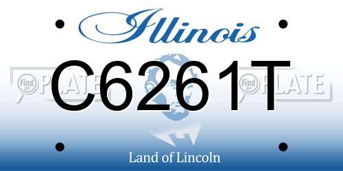 C6261T Illinois License Plate
