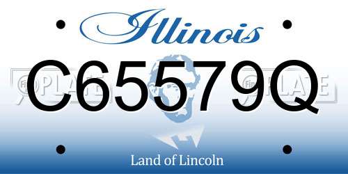 C65579Q Illinois License Plate