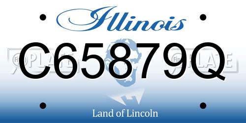 C65879Q Illinois License Plate