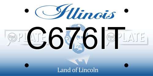 C676IT Illinois License Plate