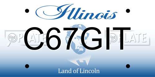 C67GIT Illinois License Plate