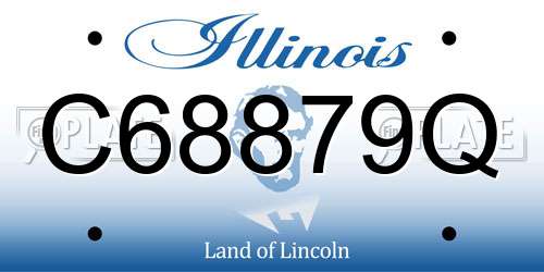 C68879Q Illinois License Plate