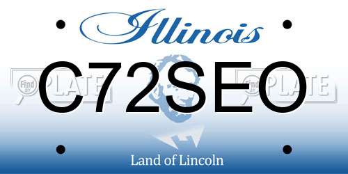 C72SEO Illinois License Plate