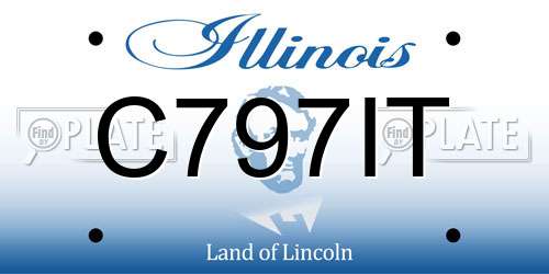 C797IT Illinois License Plate