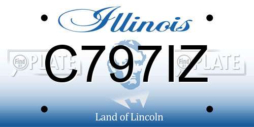 C797IZ Illinois License Plate