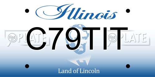 C79TIT Illinois License Plate