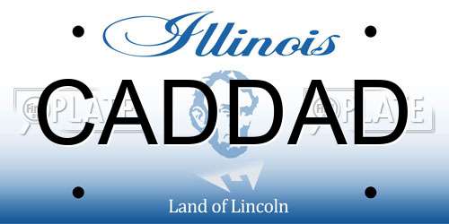 CADDAD Illinois License Plate
