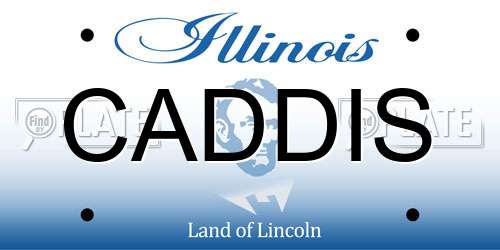 CADDIS Illinois License Plate