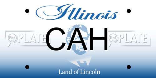 CAH Illinois License Plate