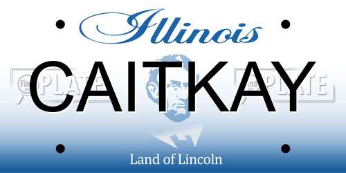 CAITKAY Illinois License Plate