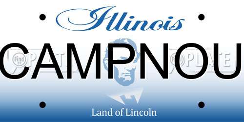 CAMPNOU Illinois License Plate
