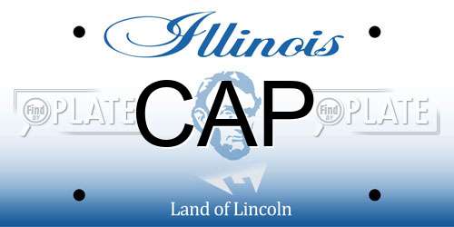 CAP Illinois License Plate