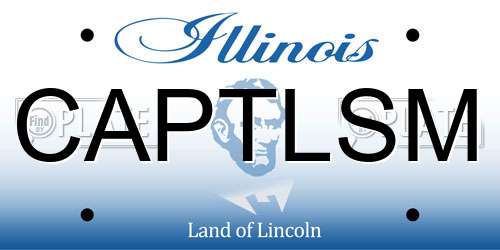CAPTLSM Illinois License Plate