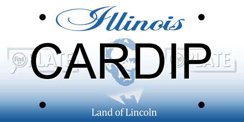 CARDIP Illinois License Plate