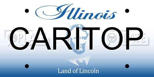 CARITOP Illinois License Plate