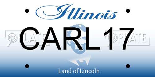 CARL17 Illinois License Plate