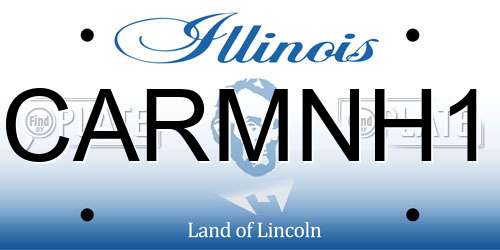 CARMNH1 Illinois License Plate