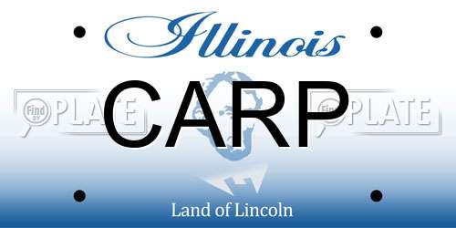 CARP Illinois License Plate