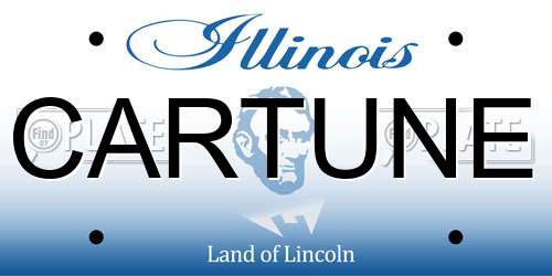 CARTUNE Illinois License Plate