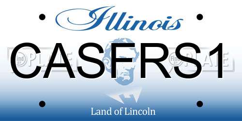 CASFRS1 Illinois License Plate