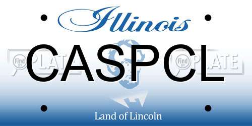 CASPCL Illinois License Plate