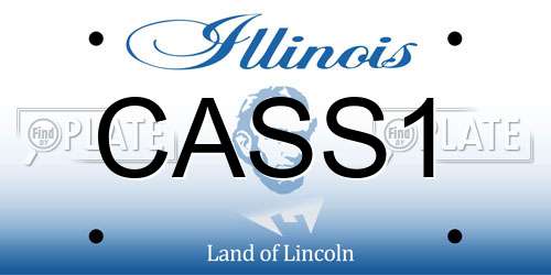 CASS1 Illinois License Plate