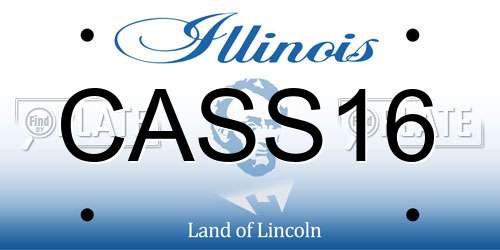 CASS16 Illinois License Plate