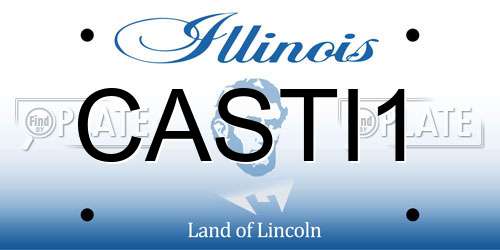 CASTI1 Illinois License Plate