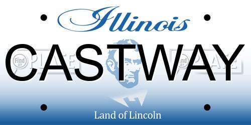 CASTWAY Illinois License Plate