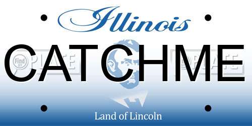 CATCHME Illinois License Plate