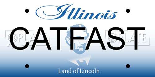 CATFAST Illinois License Plate
