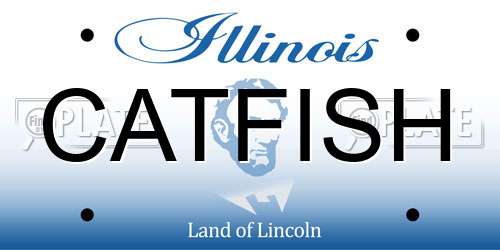 CATFISH Illinois License Plate