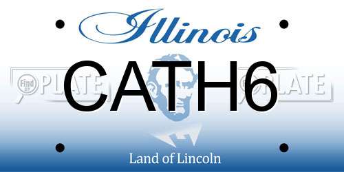 CATH6 Illinois License Plate
