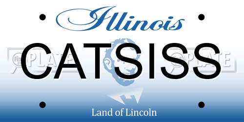 CATSISS Illinois License Plate