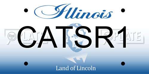 CATSR1 Illinois License Plate