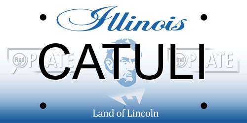 CATULI Illinois License Plate