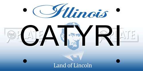 CATYRI Illinois License Plate
