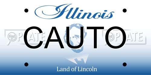 CAUTO Illinois License Plate