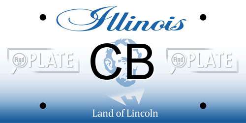 CB Illinois License Plate
