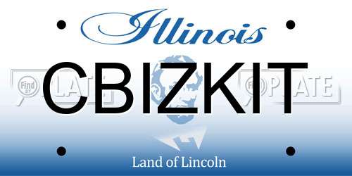 CBIZKIT Illinois License Plate